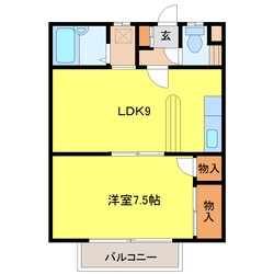 桜小学校 徒歩2分 2階の物件間取画像